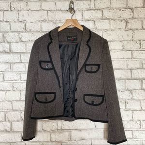 Gray Suit Jacket w/ Pockets Size 12